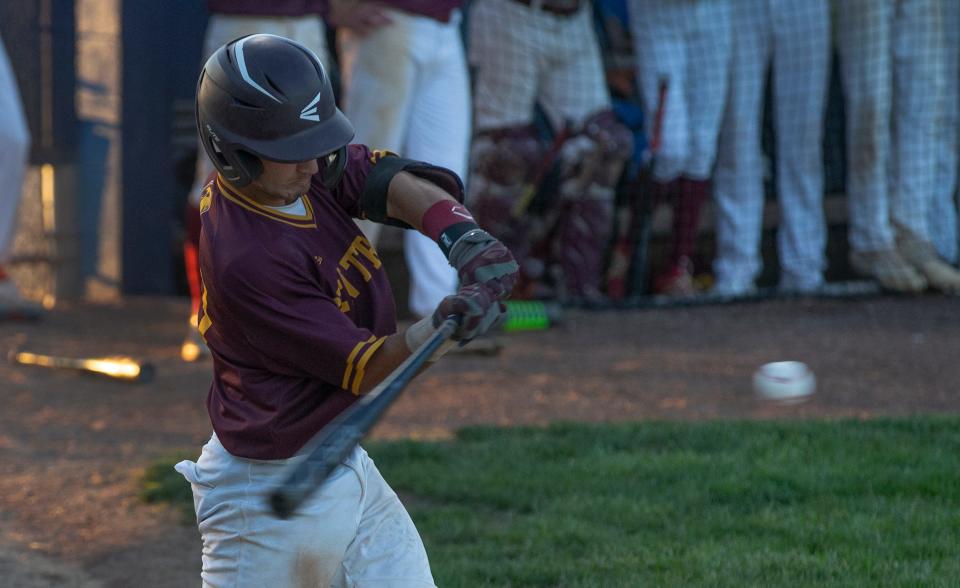 Central Regional catcher Cristian Soto, shown as a freshman in the 2021 Ocean County Tournament championship game, has been a four-year starter.