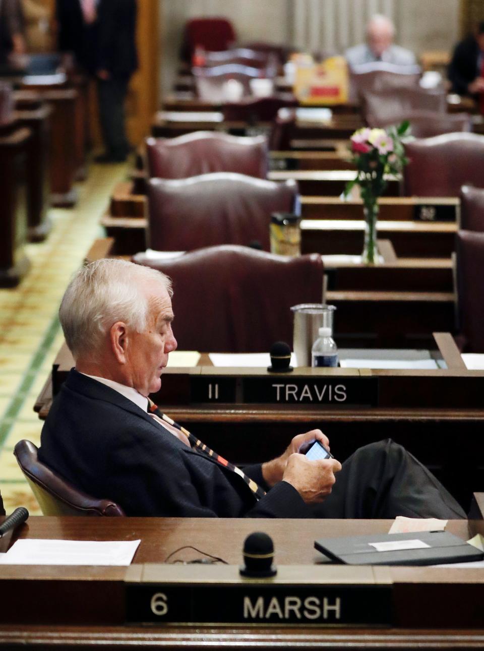 Rep. Pat Marsh, R-Shelbyville, is the House speaker pro tem. He is seen here in 2019.