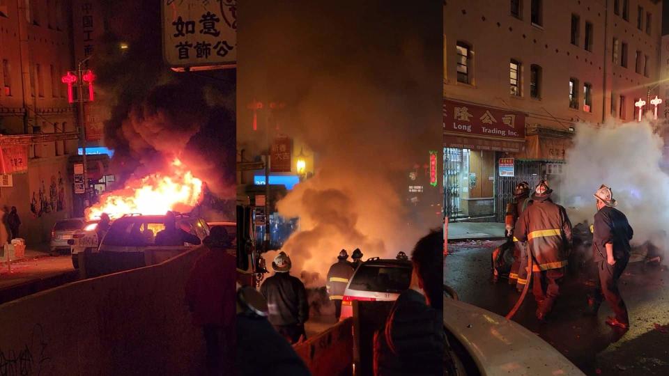 Angry Mob Torches Robot Taxi In San Francisco