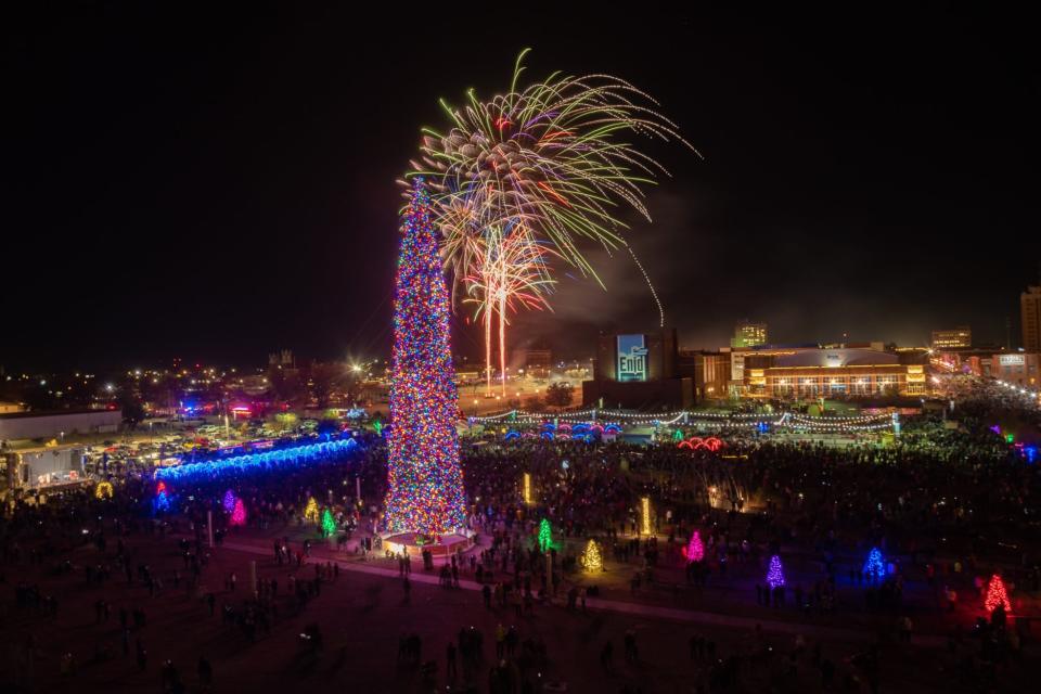 Enid Oklahoma Christmas Tree