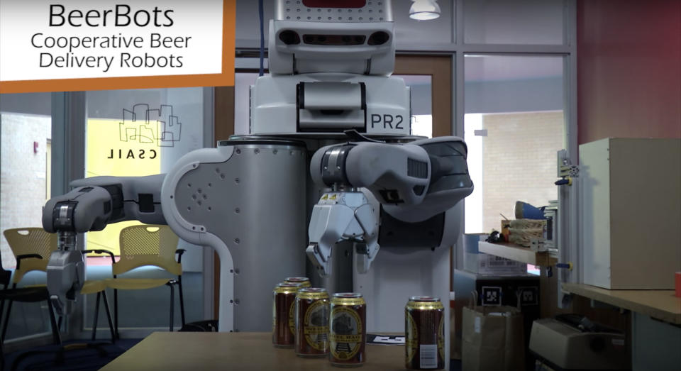 Sorry, beerbot developers, you probably won't be able to get Pentagon funding