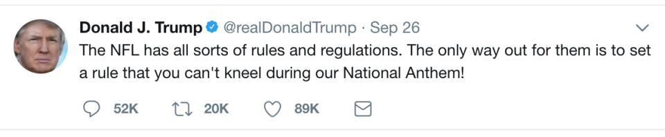 Donald Trump tweet