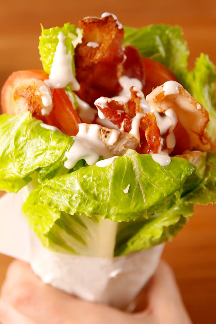 Chicken Bacon Ranch Lettuce Wrap