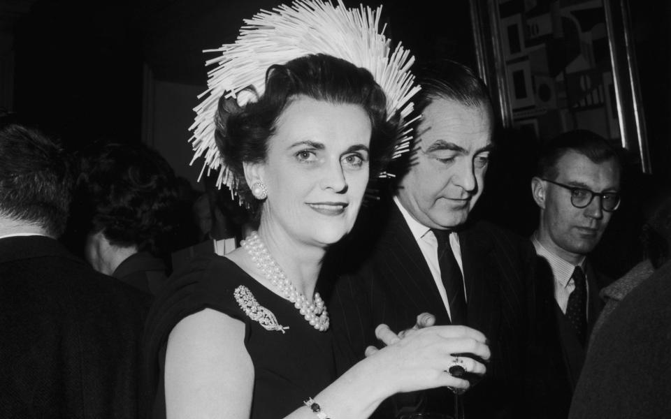 Margaret Campbell, Duchess of Argyll, in April 1962 - Evening Standard/Hulton Archive/Getty