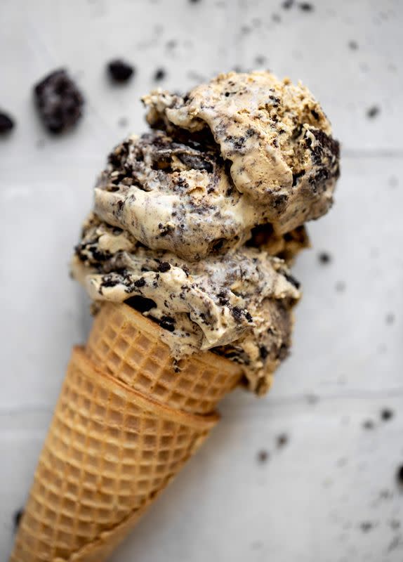 No-Churn Coffee Oreo Ice Cream from How Sweet Eats