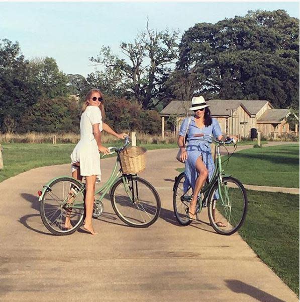 Here Millie and Meghan are seen enjoying a day out together in a snap from the duchess’ now deleted social account. Photo: Instagram/Meghan Markle