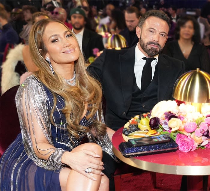 Ben Affleck y Jennifer Lopez en los Grammy