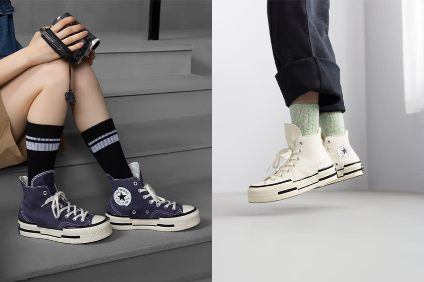 分裂的美學：Converse 以解構主義帶來具質感的 Chuck 70 Plus 厚底波鞋！