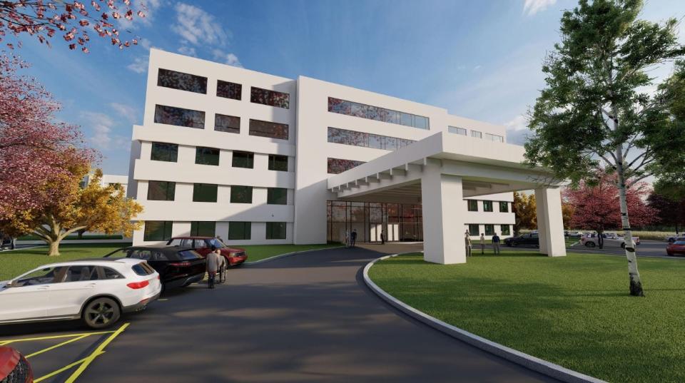 A conceptual view of the newly revised Strafford County nursing home proposal.