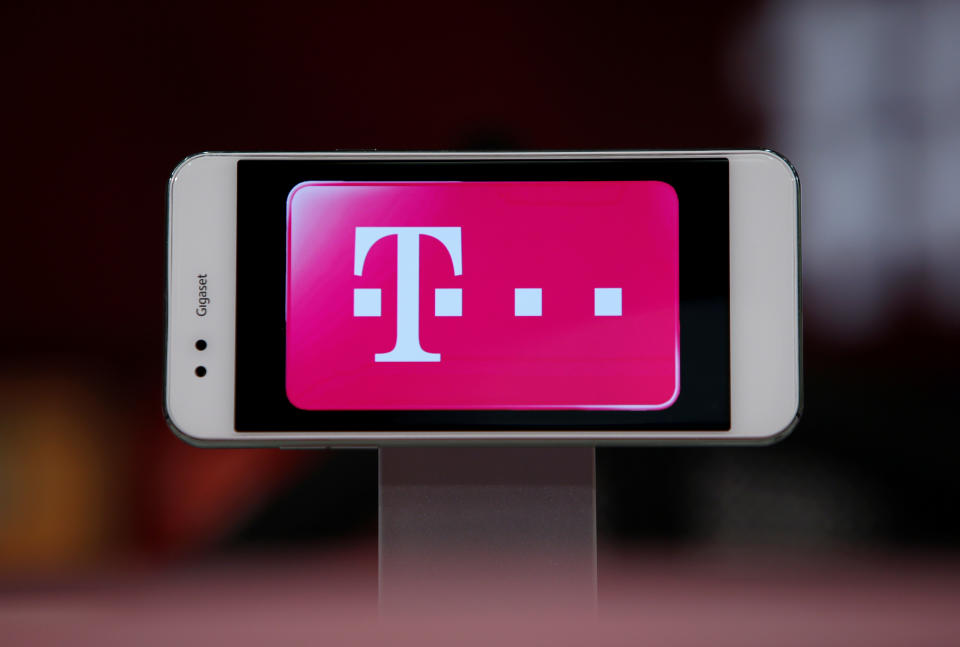 Ein Gigaset-Handy der Telekom (Bild: Reuters)