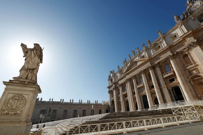 General view of Saint Peter's Square a day before the Vatican releases its long-awaited report into disgraced ex-U.S. Cardinal McCarrick