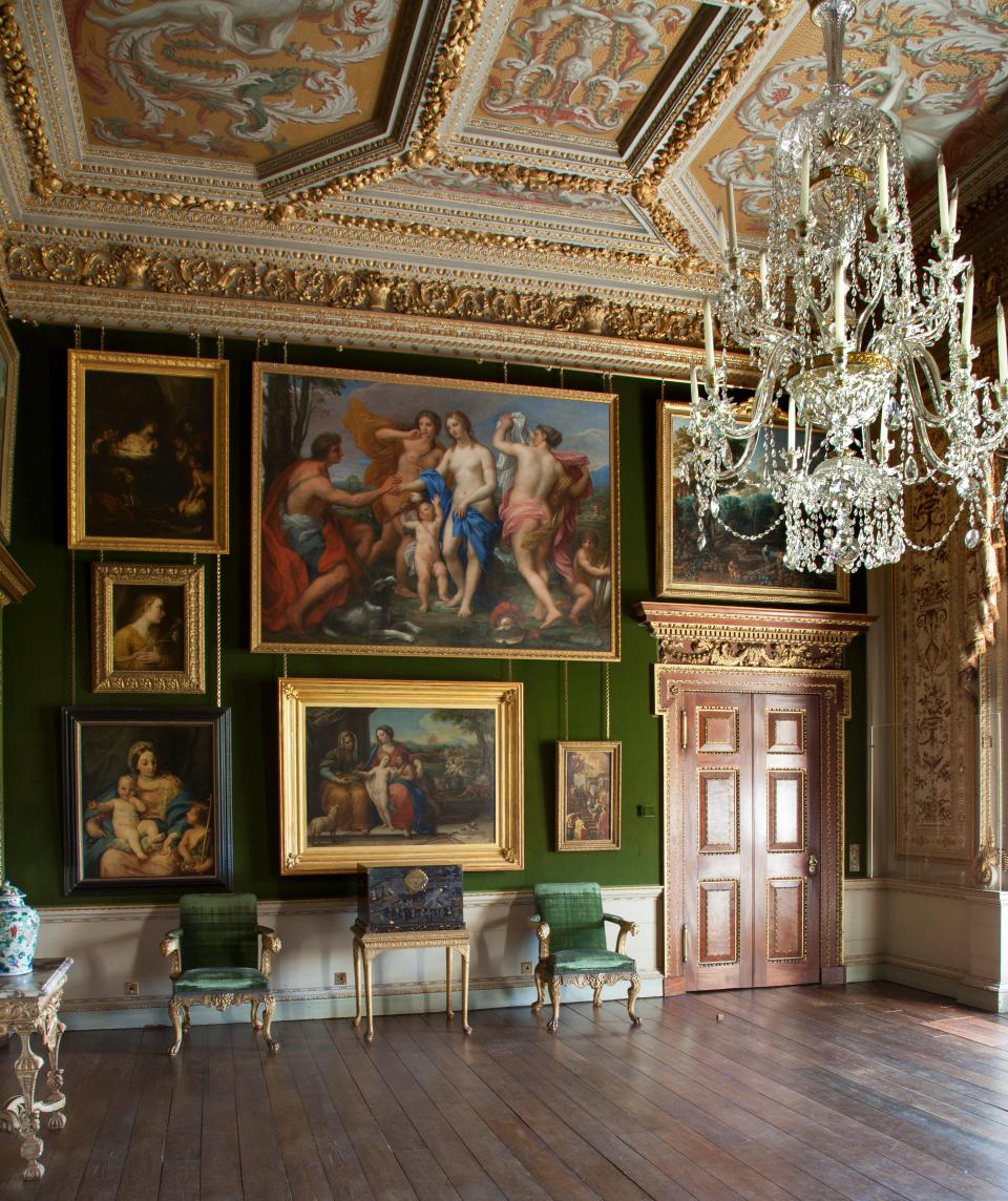 The White Drawing Room at Houghton Hall.