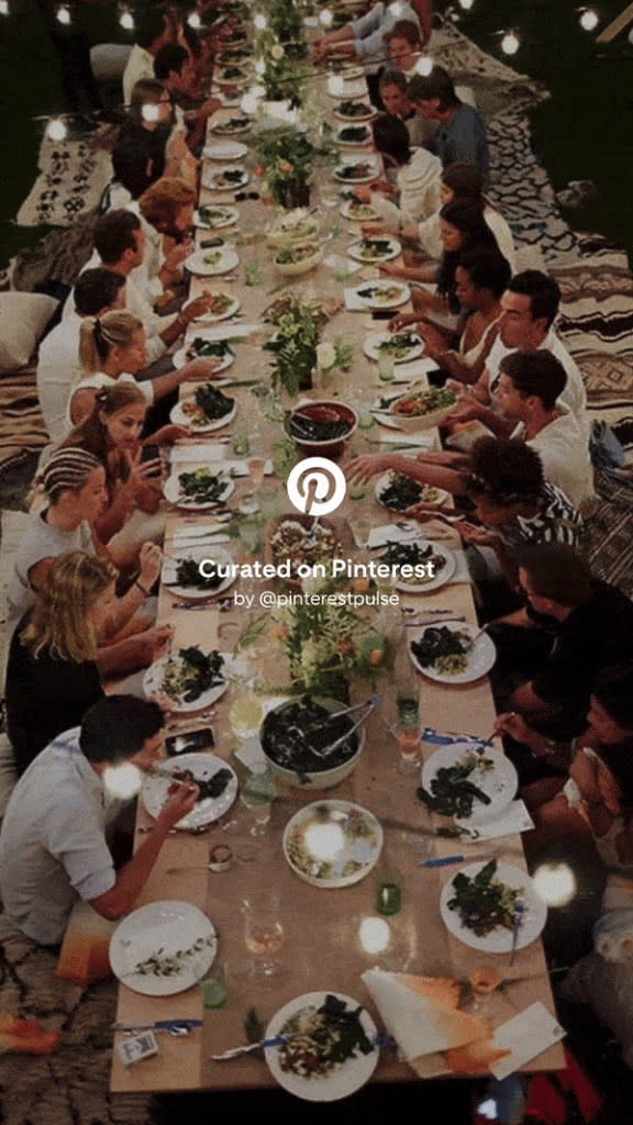 There was a 44% increase for “themed dinner party” ideas. Pinterest