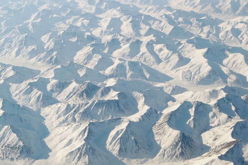 FILE PHOTO: The Brooks mountain range spreads out to the horizon in northern Alaska