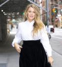 <p>If you want your hair to look long and effortless like actress <strong>Blake Lively</strong>, try adding texture to your strands to make it look like you just jumped into the ocean. </p><p><a class="link " href="https://www.amazon.com/ORIBE-Dry-Texturizing-Spray-8-5/dp/B003NXM9HS?tag=syn-yahoo-20&ascsubtag=%5Bartid%7C10055.g.2553%5Bsrc%7Cyahoo-us" rel="nofollow noopener" target="_blank" data-ylk="slk:SHOP TEXTURE SPRAY;elm:context_link;itc:0;sec:content-canvas">SHOP TEXTURE SPRAY</a></p>