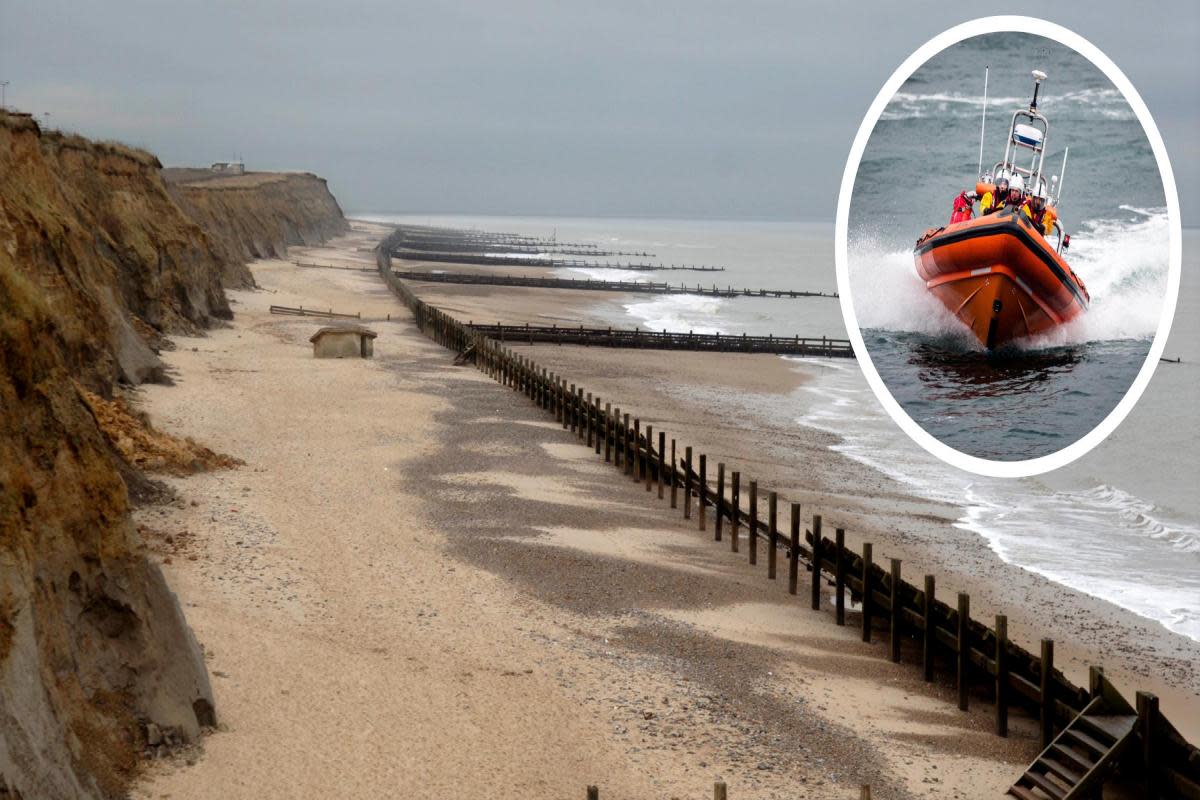 The Happisburgh RNLI crew were called into action on Wednesday <i>(Image: RNLI/ Archant)</i>