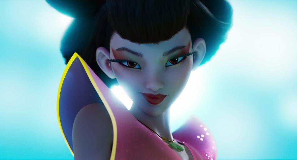 "Hamilton" star Phillipa Soo voices lunar goddess Chang'e in "Over the Moon."