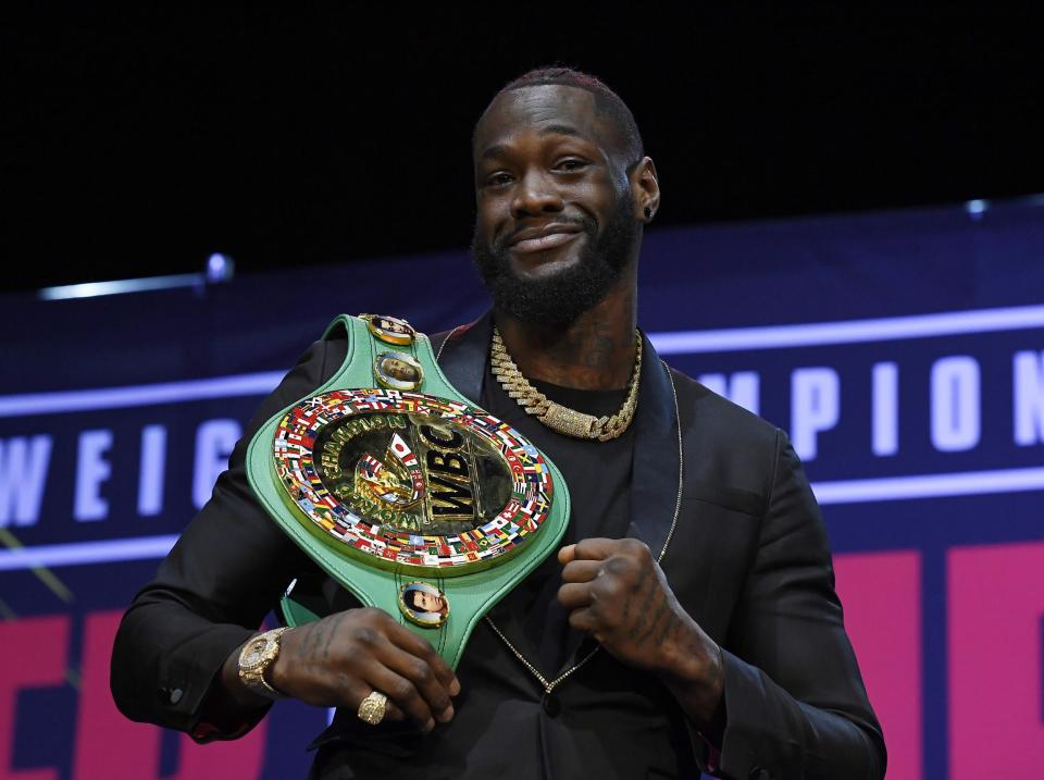 Deontay Wilder is WBC champion: Getty