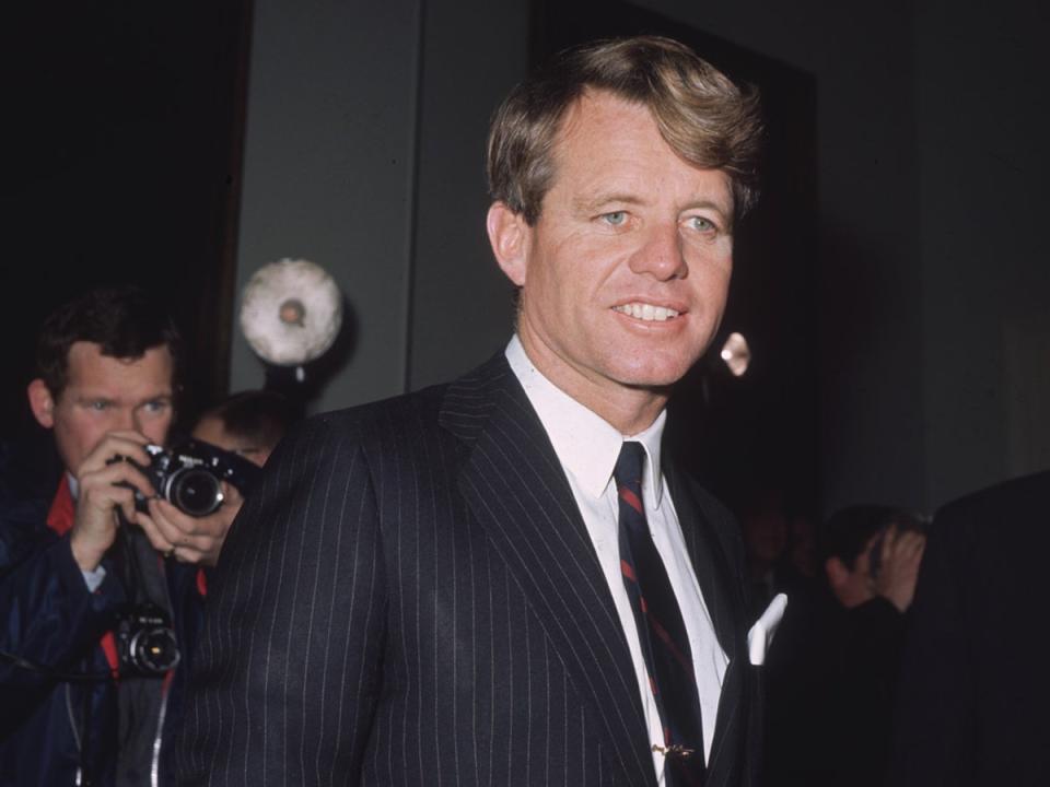 Robert Kennedy, RFK Jnr’s father, was shot dead in Los Angeles while campaigning for Democratic presidential nomination (GETTY IMAGES)