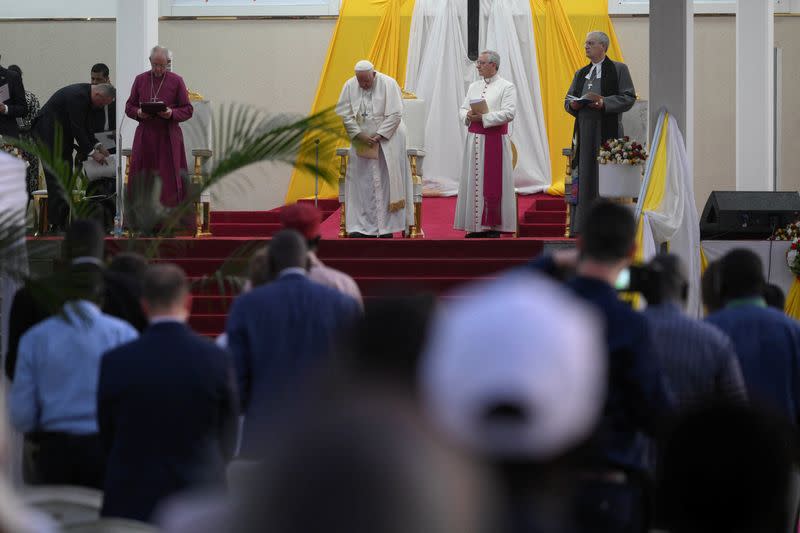 Pope Francis visits South Sudan