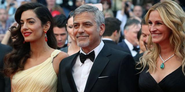 Julia Roberts and George Clooney needed about 80 takes to film a