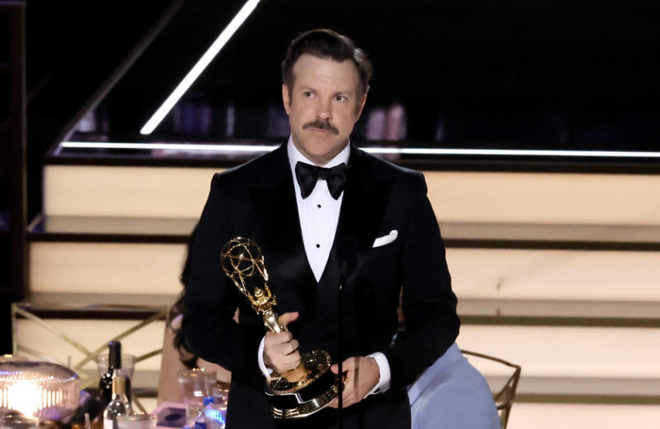 Jason Sudeikis won the Best Actor in a Comedy Emmy credit:Bang Showbiz