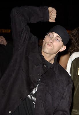 Eminem at the LA premiere of Universal's 8 Mile