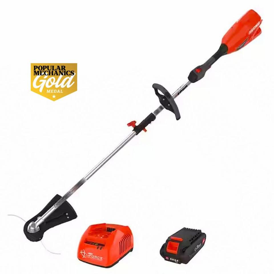 <p><a href="https://go.redirectingat.com?id=74968X1596630&url=https%3A%2F%2Fwww.homedepot.com%2Fp%2FECHO-eFORCE-56V-16-in-Brushless-Cordless-Battery-String-Trimmer-with-2-5Ah-Battery-and-Charger-DSRM-2100C1%2F318469716&sref=https%3A%2F%2Fwww.popularmechanics.com%2Fhome%2Ftools%2Freviews%2Fg145%2Fthe-best-new-string-trimmers-comparison-test%2F" rel="nofollow noopener" target="_blank" data-ylk="slk:Shop Now;elm:context_link;itc:0;sec:content-canvas" class="link ">Shop Now</a></p><p>DSRM-2100</p><p>$199.99</p><p>homedepot.com</p><span class="copyright">Echo</span>