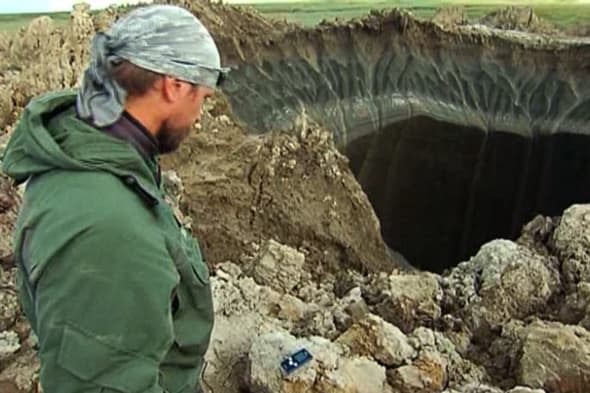 Giant hole appears at 'the end of the world' in Siberia, The Independent