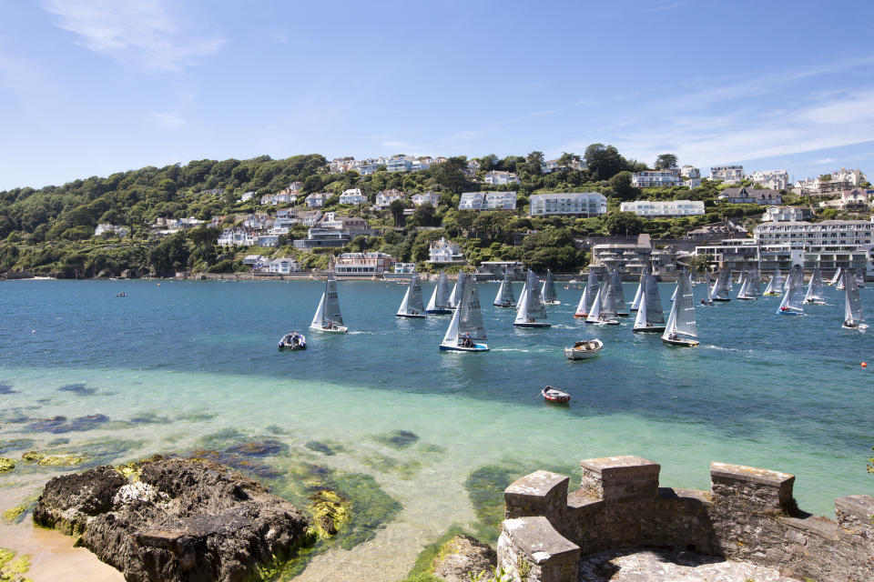 Watch the boats from your own private beach.  (SWNS)