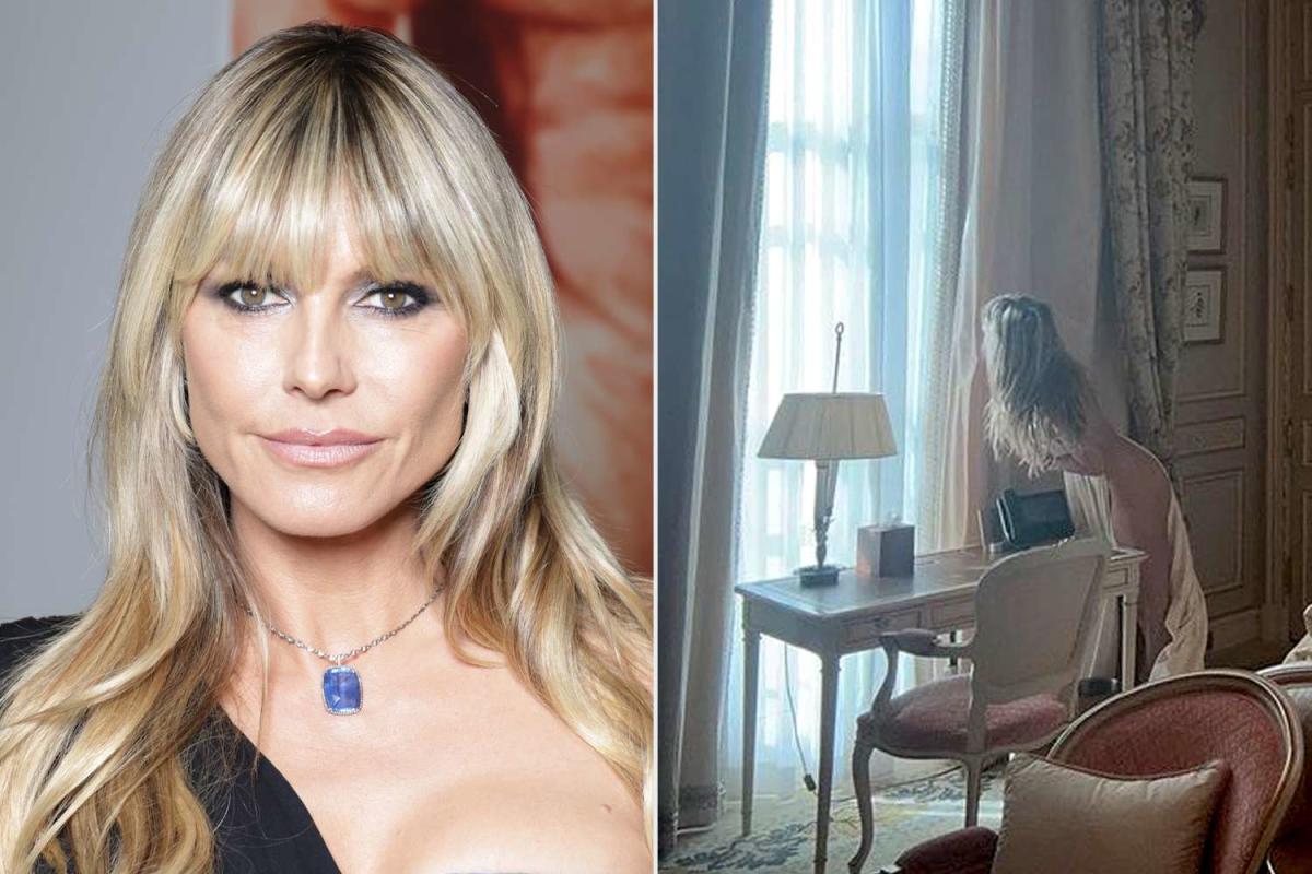 Heidi Klum Shares Cheeky Nude Photos In Paris Ahead Of Her Couture Fashion Week Appearance 