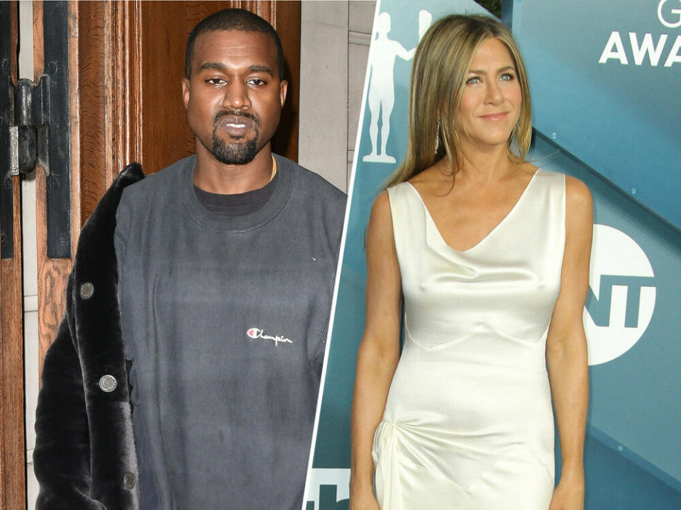 Kanye West und Jennifer Aniston haben bezüglich der US-Wahl und der Serie "Friends" sehr unterschiedliche Meinungen (Bild: [M] StarMaxWorldwide/Admedia/Imagecollect.com)