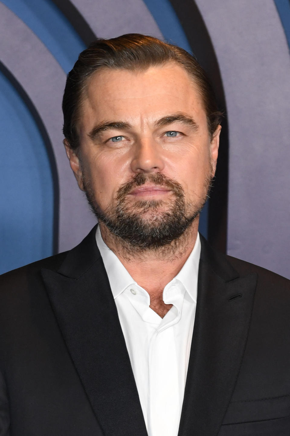 Leonardo DiCaprio in a suit and tie