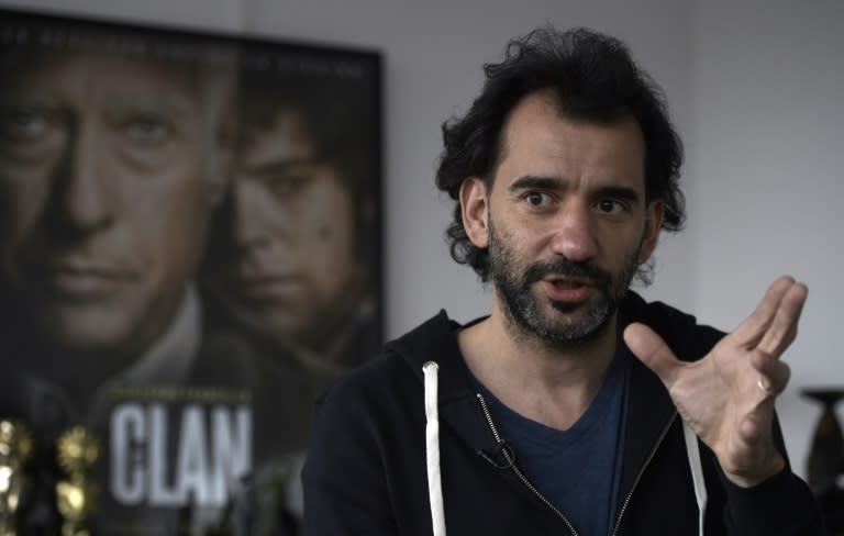 Argentine director Pablo Trapero speaks during an interview with AFP in Buenos Aires, on August 26, 2015