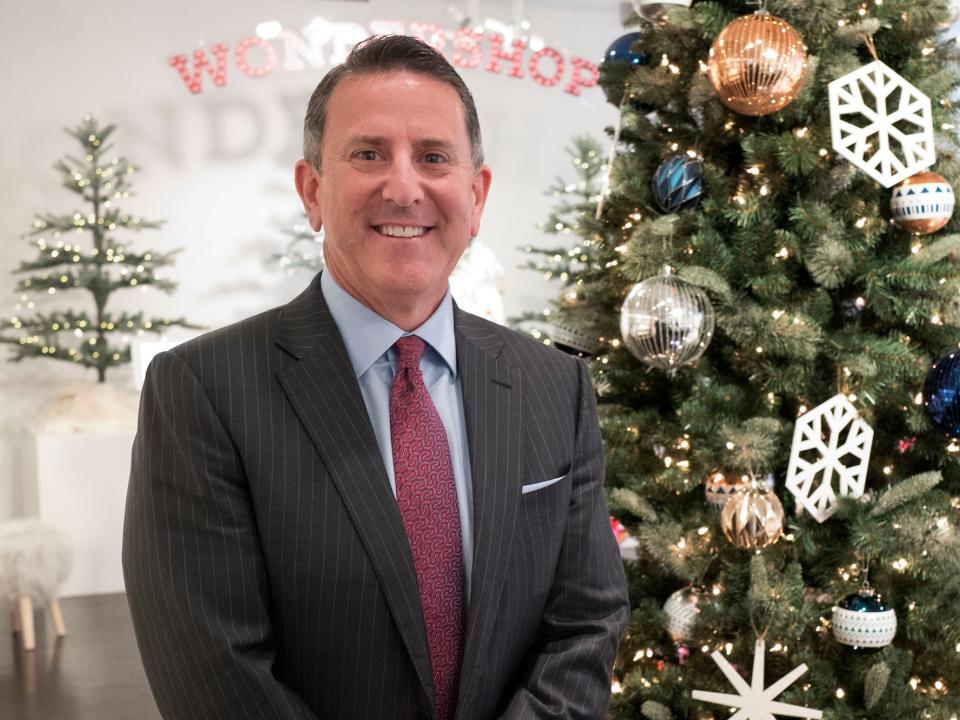 Brian Cornell Target CEO Christmas tree