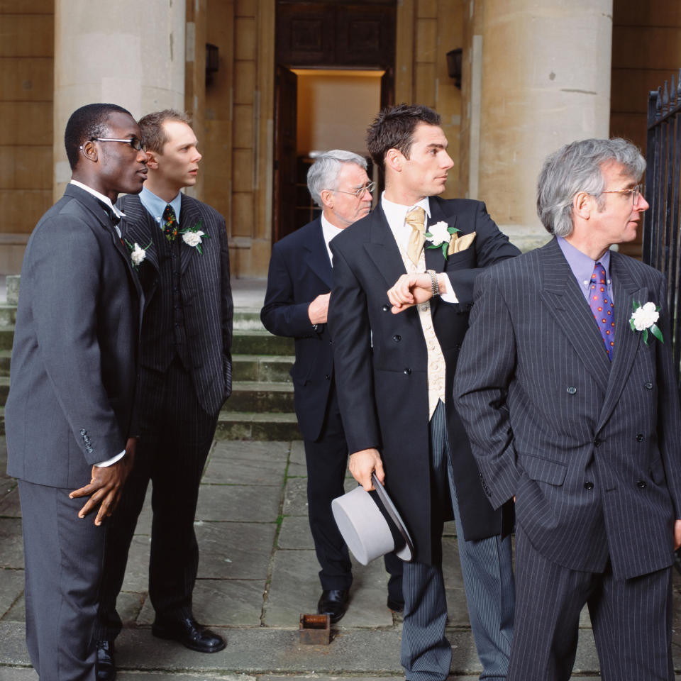 Padrinos de boda en una boda