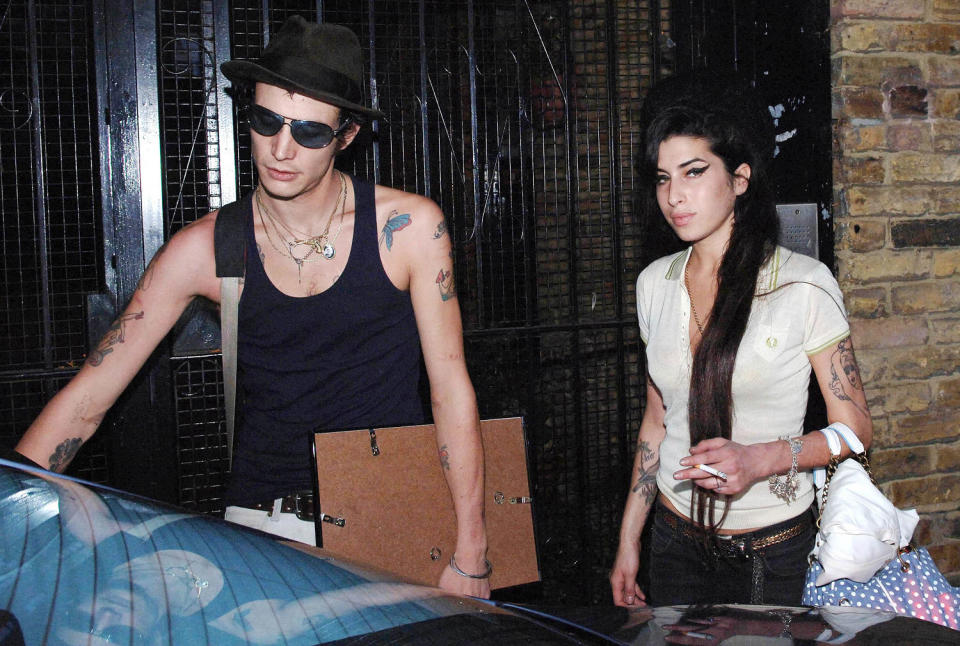 Blake Fielder-Civil and Amy Winehouse (PA via AP)