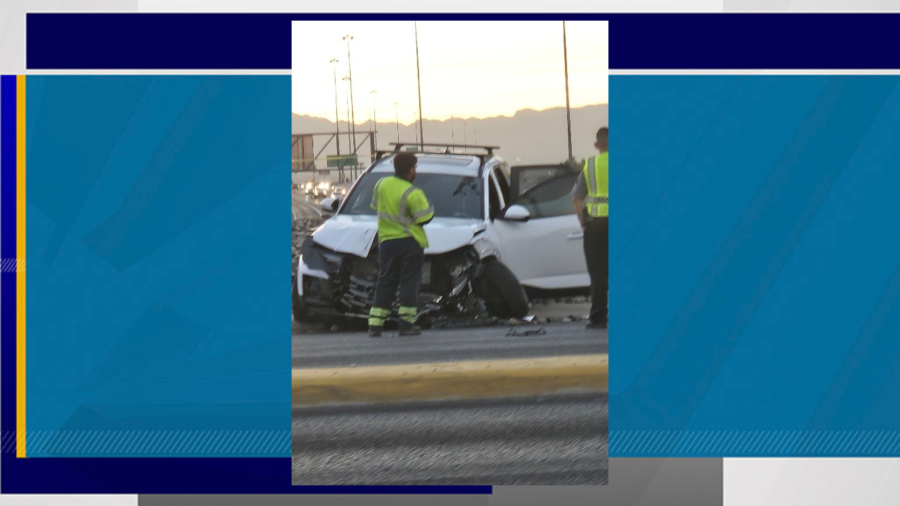 Thousands lose power in Henderson after a car crashes into transmission rise (KLAS)