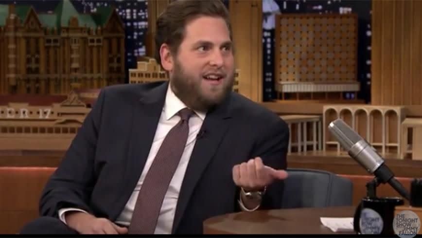 Jonah Hill. Source: The Tonight Show With Jimmy Fallon