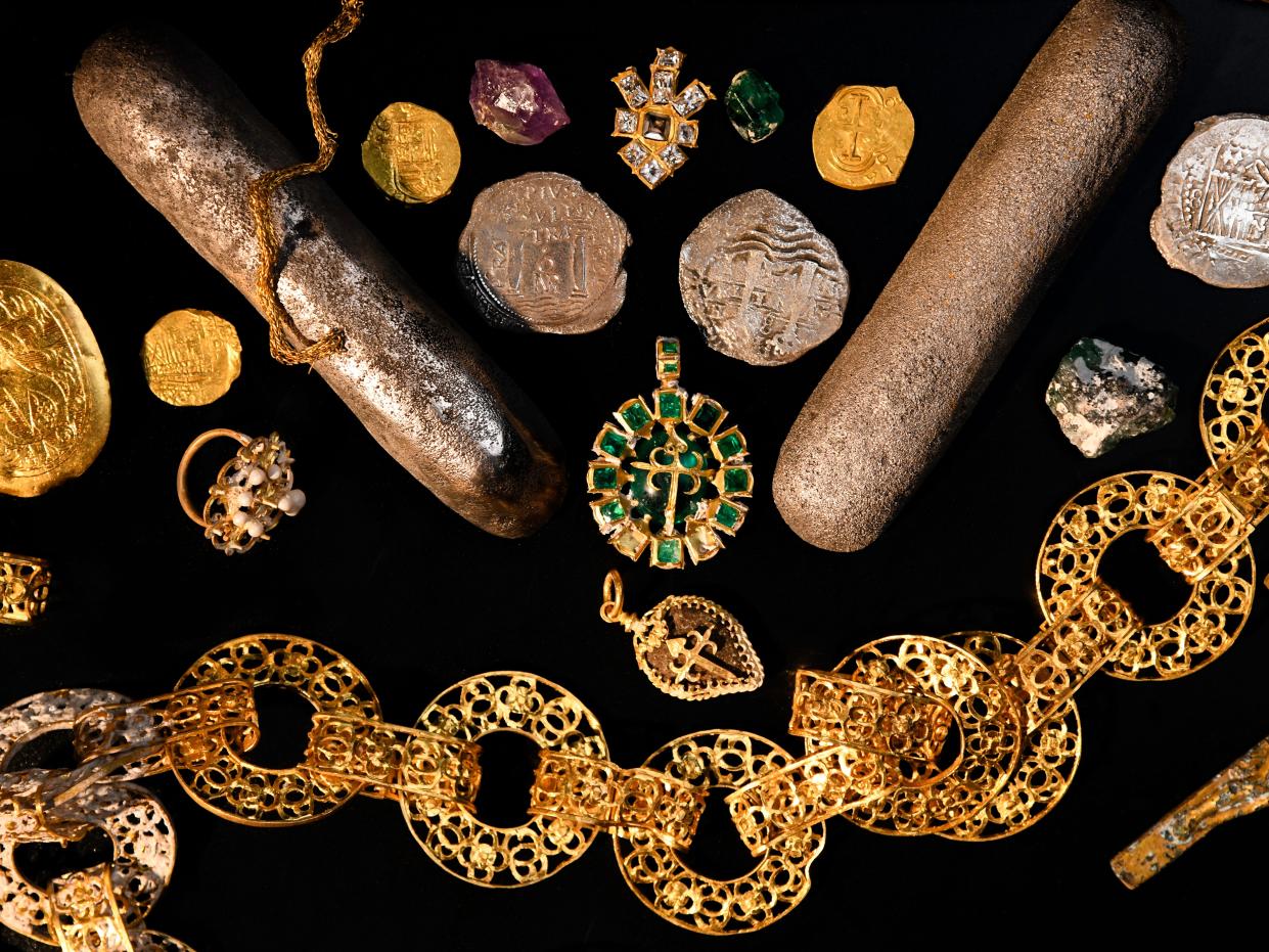 Artefacts found on the Nuestra Señora de las Maravillas