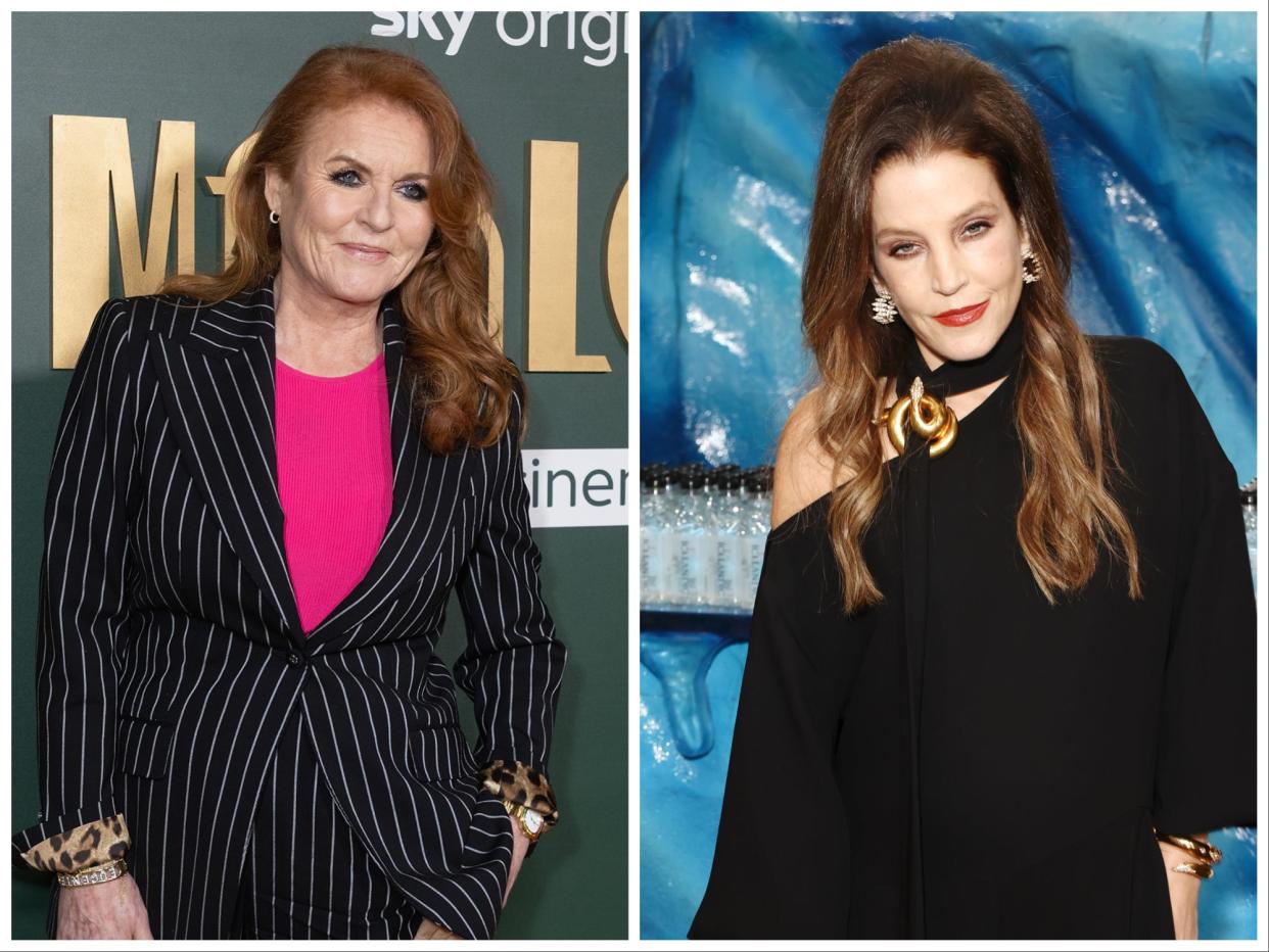 sarah ferguson, lisa marie presley