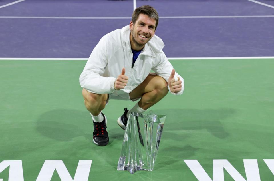 Norrie secured the biggest title of his career at the delayed Indian Wells tournament in 2021 (Getty Images)