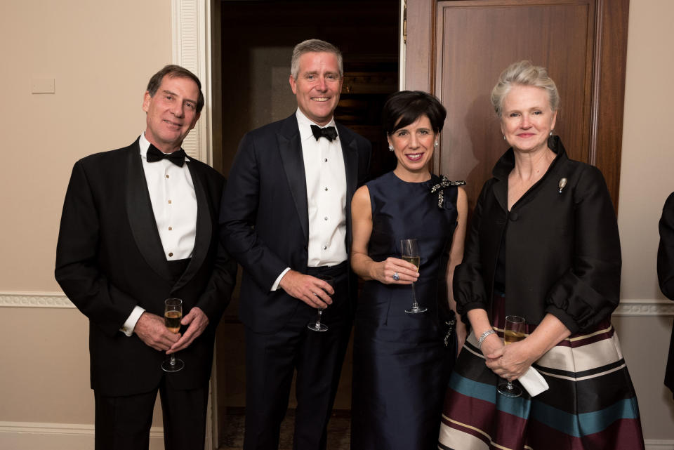 Director Ian Wardropper, Benefit Chairmen Henry and and Susan Johnson, and Sarah McNear