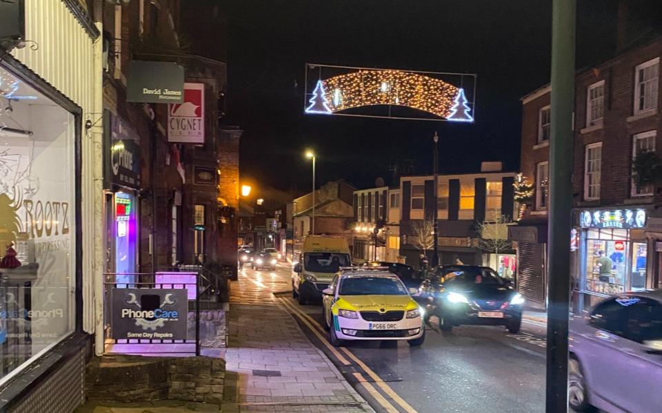 Police and ambulance outside the Counting House, Weatherspoons pub in Congleton - Stoke Sentinel/BPM Media