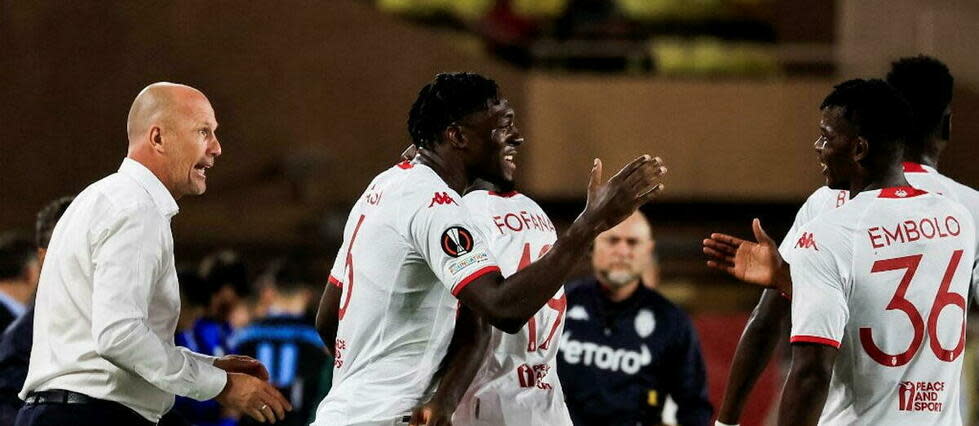 L'AS Monaco est parvenu à s'imposer à domicile jeudi face à Trabzonspor (3-1) pour le compte de la troisième journée de Ligue Europa.  - Credit:VALERY HACHE / AFP