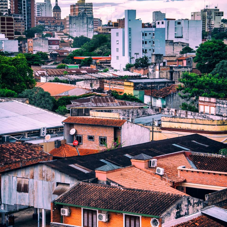 Houses in Asunción, Paraguay's capital