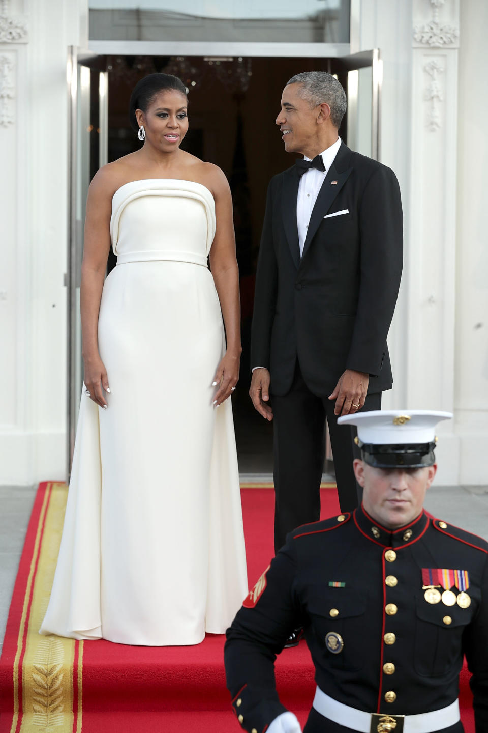 Michelle Obama bei einem Abendessen im Weißen Haus am 2. August 2016