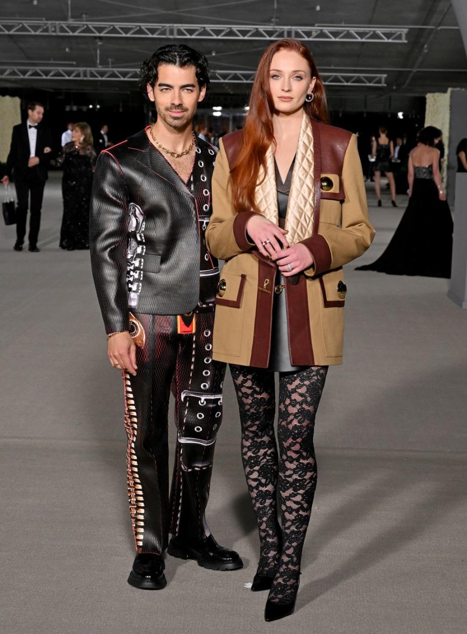 los angeles, california   october 15 joe jonas and sophie turner attend the 2nd annual academy museum gala at academy museum of motion pictures on october 15, 2022 in los angeles, california photo by axellebauer griffinfilmmagic