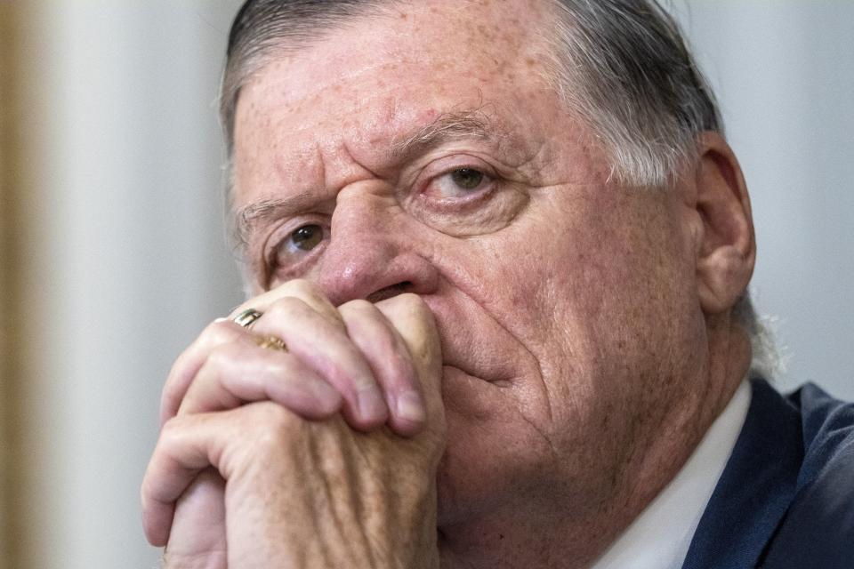 House Rules Committee Chairman Tom Cole, R-Okla., attends a House Rules Committee meeting to prepare the debt limit bill, The Fiscal Responsibility Act of 2023, for a vote on the floor, at the Capitol in Washington, Tuesday, May 30, 2023, at the Capitol in Washington. | Jacquelyn Martin, Associated Press