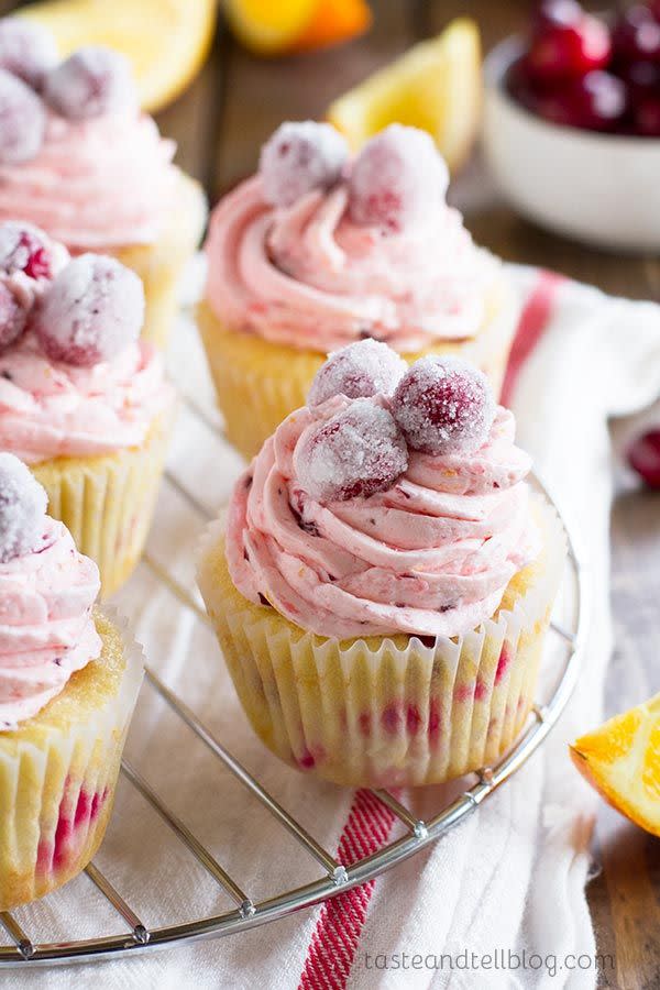 Cranberry Orange Cupcakes